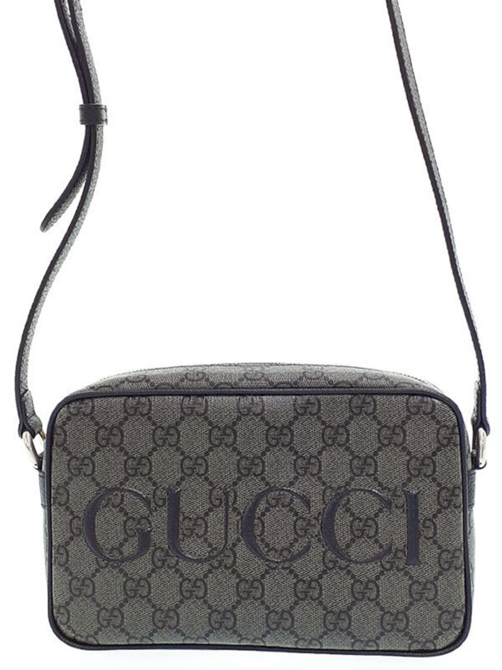 Gucci GG Supreme Shoulder Bag black monogram canvas